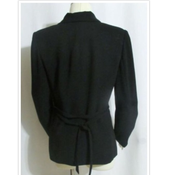 New LAURA SCOTT Black Tailored Lined Jacket 10 - Picture 5 of 5